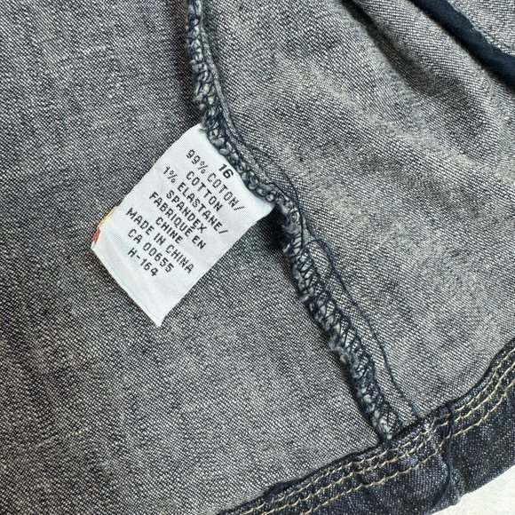 PENNINGTONS Women's 16 Jean Jacket Denim Blue Casual Zip-Up Classic Outerwear - Picture 16 of 16